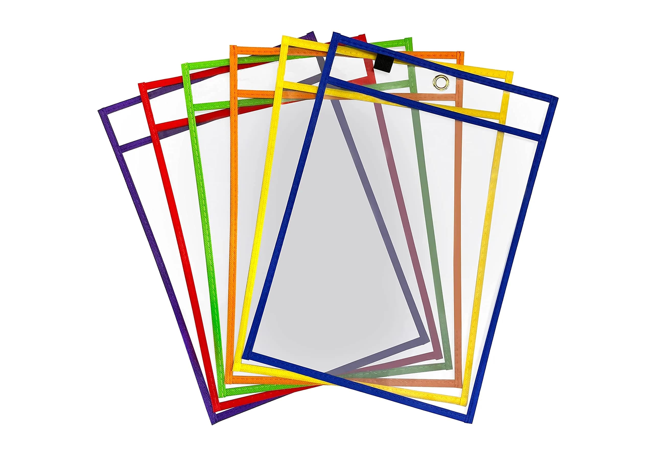 Scribbledo Dry Erase Pocket Sleeves 6 Pack, Reusable Sheet Protectors 36cm (14") x 25cm (10") | Heavy Duty Vinyl for Classroom & Homeschool - view 7