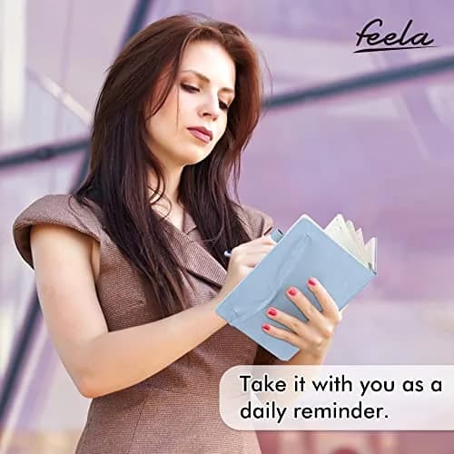 Feela 12 Pack Hardcover Notebooks Light Blue | Classic Ruled Lined Journals with Pen Holder (5.1”x8.3” | A5) thumbnail 6