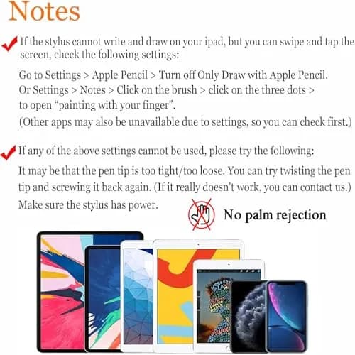 CMARS Stylus Pen for iPad/iPhone/Switch | Rechargeable Touchscreen Pen, White thumbnail 2