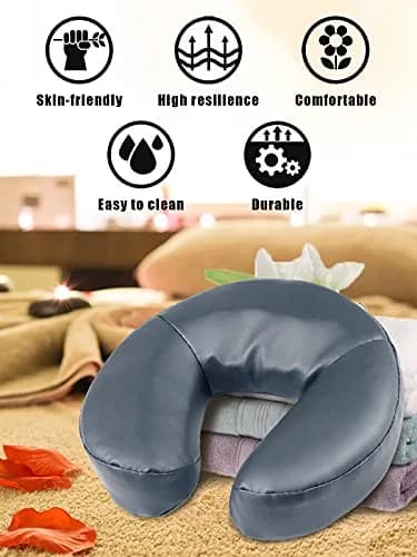 Kalolary U-Shaped Memory Foam Massage Face Cradle Cushion for Tables & Chairs | 29cm x 29cm (11.5" x 11.5") thumbnail 7