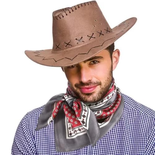 GERINLY Retro Silk Bandana Chic Neck Scarf for Men 70cm (27.5 inches) | Classic Plaid Business Accessory thumbnail 6