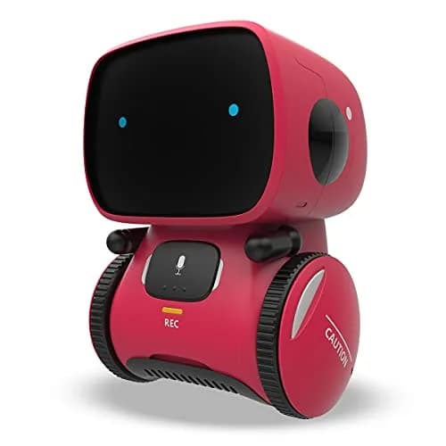 KaeKid Interactive Smart Robot Toy for Girls 3-5 Years, Voice Control, Singing, Dancing, Repeating, Recording, 13.1cm (5.1 Inch) | Educational STEM Toy thumbnail 1
