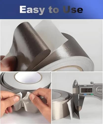 Angkeel Double Conductive Tape 5.08 cm x 15.24 m (2" x 50 Feet) | EMI/RFI Shielding with Acrylic Adhesive thumbnail 2