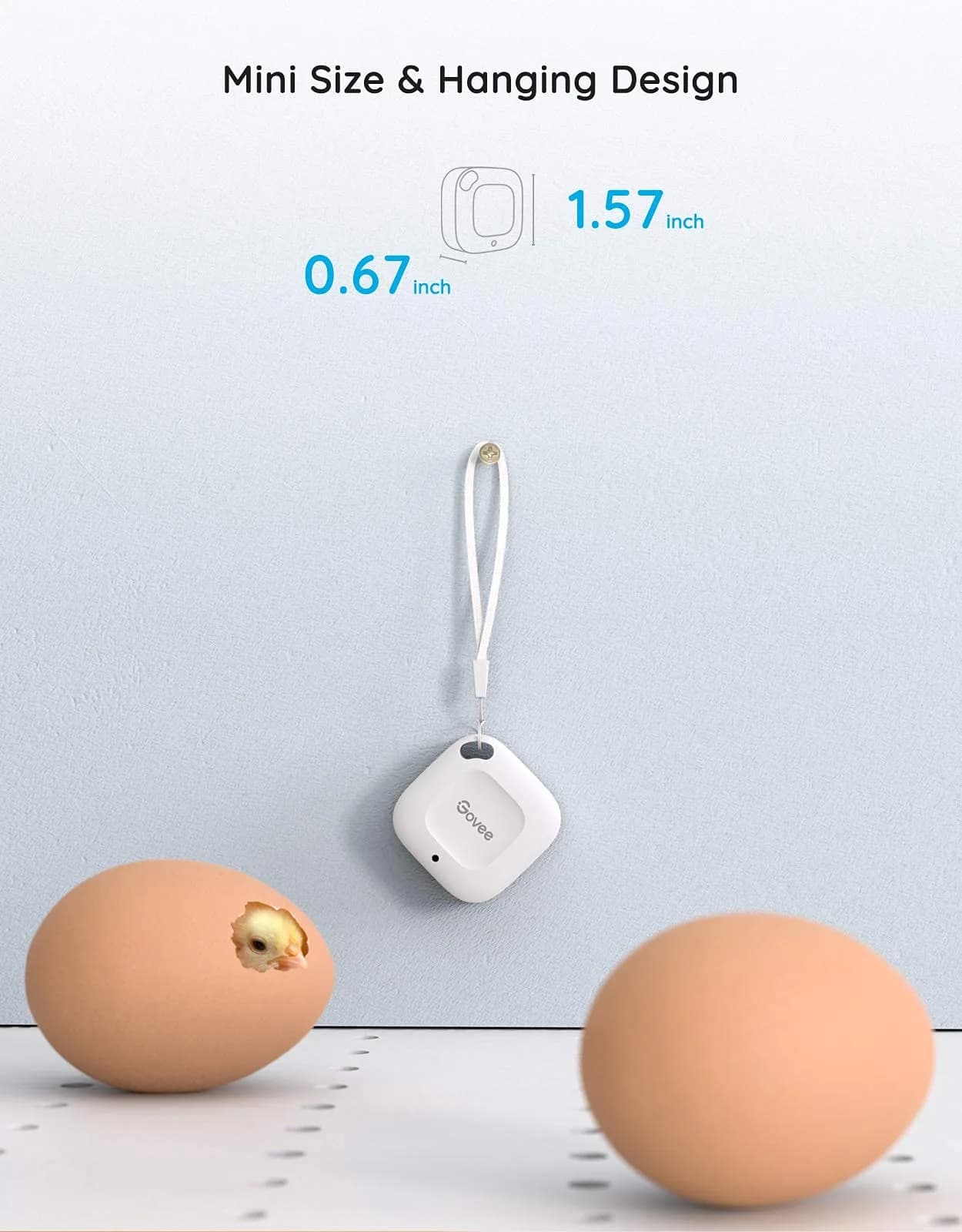 Govee Smart Bluetooth Thermometer Hygrometer 2 Pack | Real-time Monitoring & Alerts - view 4