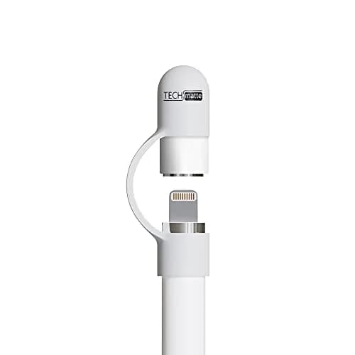 TechMatte Charger Adapter & Cap 2-in-1 for Apple Pencil 1st | Non-Magnetic, Direct Charging thumbnail 6