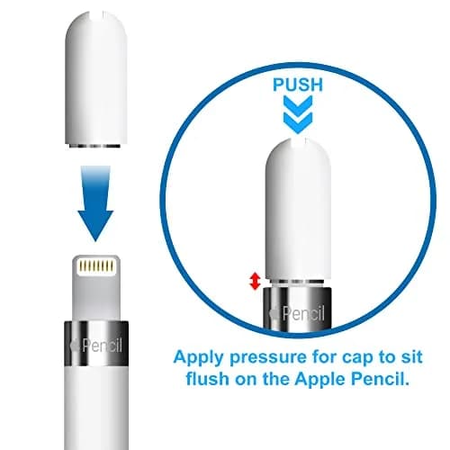 TechMatte Charger Adapter & Cap 2-in-1 for Apple Pencil 1st | Non-Magnetic, Direct Charging thumbnail 3