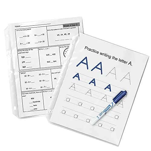 Avery Diamond Clear Page Protectors for 3 Ring Binders, 10 Document Protectors Per Pack, 40 Total (4-Pack) | Heavy Duty Letter Size thumbnail 4