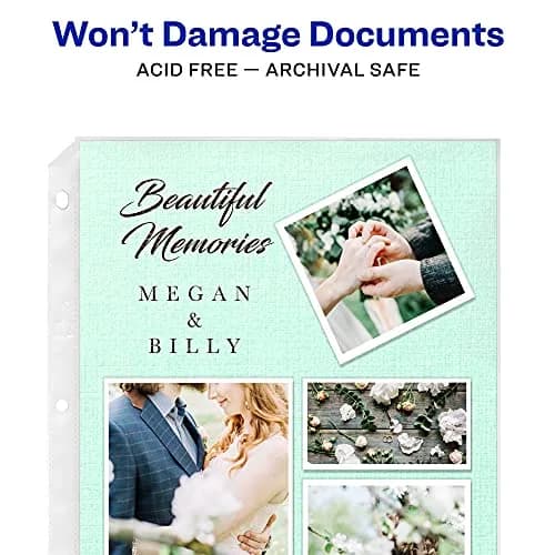 Avery Diamond Clear Page Protectors for 3 Ring Binders, 10 Document Protectors Per Pack, 40 Total (4-Pack) | Heavy Duty Letter Size thumbnail 5