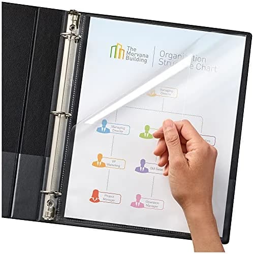 Avery Diamond Clear Page Protectors for 3 Ring Binders, 10 Document Protectors Per Pack, 40 Total (4-Pack) | Heavy Duty Letter Size thumbnail 6