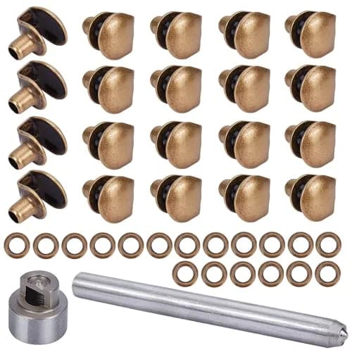 PH PandaHall Shoe Repair Kit Brass Shoe Eyelets & Buckles | Outdoor Hiking & Climbing Accessories thumbnail 1