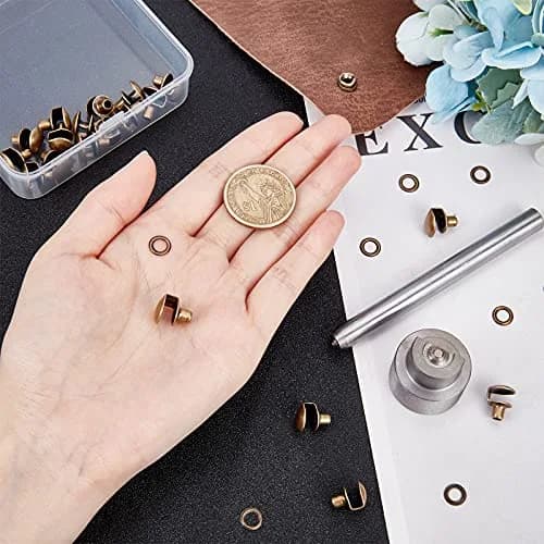 PH PandaHall Shoe Repair Kit Brass Shoe Eyelets & Buckles | Outdoor Hiking & Climbing Accessories thumbnail 9