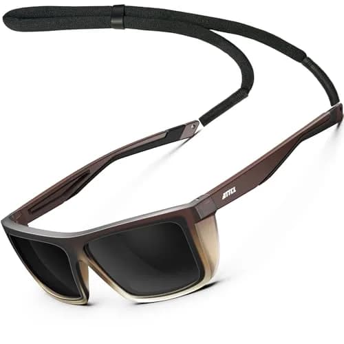 ATTCL Polarized Fishing Sunglasses Men Anti Glare TR90 Wrap Around UV400 | Outdoor Performance & Style thumbnail 1