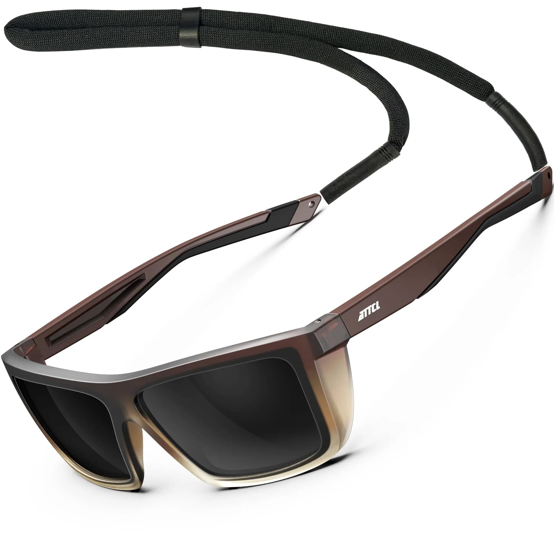 ATTCL Polarized Fishing Sunglasses Men Anti Glare TR90 Wrap Around UV400 | Outdoor Performance & Style - main product image