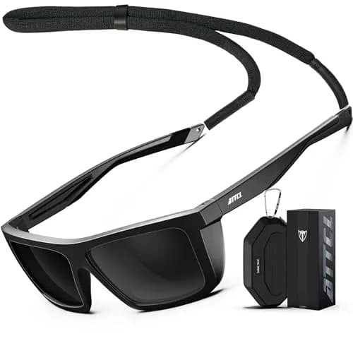ATTCL Polarized Fishing Sunglasses for Men - TR90 Wrap Around UV400 with Anti-Glare Lens | 58mm (2.28 in) thumbnail 1
