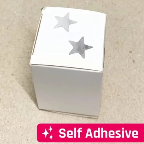 TownStix Silver Foil Star Metallic Stickers 1000 Pack | Permanent Adhesive for Crafts thumbnail 6