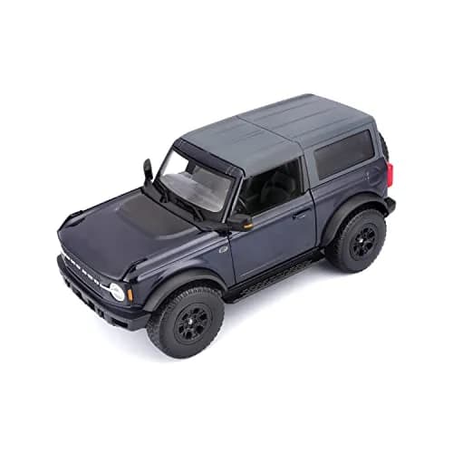 Maisto 1:18 Scale Diecast Model Car Kit Ford Bronco Wildtrak, Black/White | High Detail Collector's Piece thumbnail 4