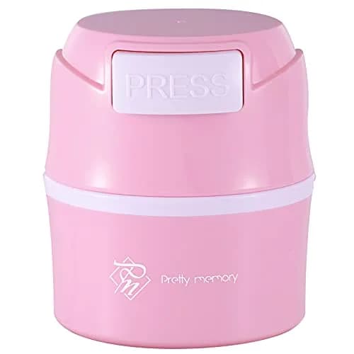 Pretty memory Airtight Eyelash Glue Storage Container Pink | Keeps Lash Glue Fresh thumbnail 1