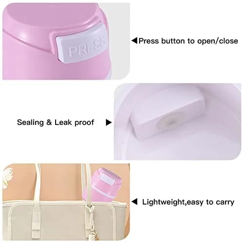 Pretty memory Airtight Eyelash Glue Storage Container Pink | Keeps Lash Glue Fresh thumbnail 5