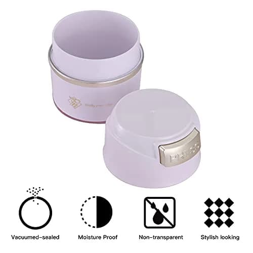 Pretty memory Eyelash Glue Holder for 8 Pcs - White with Gold | Keeps Glue Fresh & Dry thumbnail 7