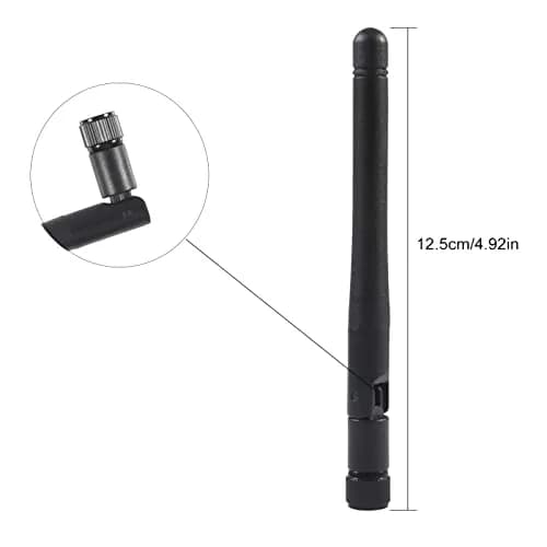 AEDIKO Dual Band WiFi Antenna 2.4GHz 5/5.8GHz 3dBi RP-SMA Male | 5-Pack for Extended Wireless Range thumbnail 4