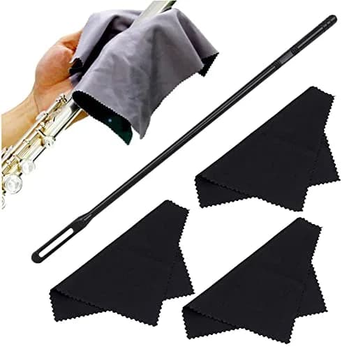 Ergonflow Flute Cleaning Kit with 3 Swabs & Cloth | Easy Interior Care for Most Flutes & Piccolos thumbnail 6