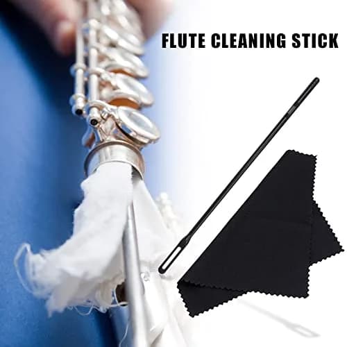 Ergonflow Flute Cleaning Kit with 3 Swabs & Cloth | Easy Interior Care for Most Flutes & Piccolos thumbnail 7