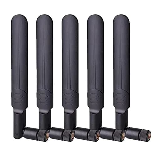 AEDIKO 5pcs Dual Band WiFi Antennas 8dBi Gain | RP-SMA Male Connector thumbnail 1