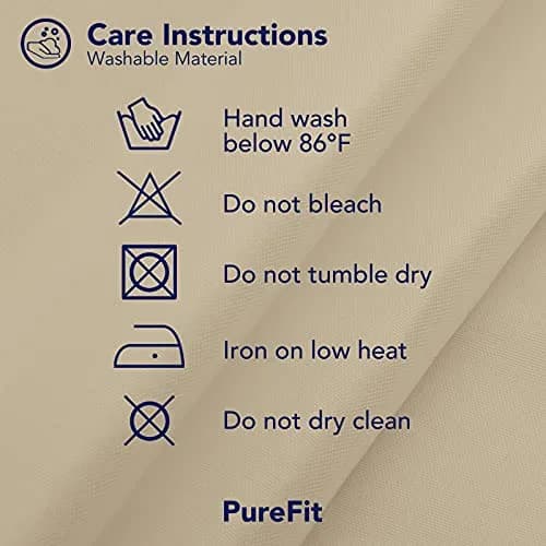 PureFit Waterproof Outdoor Curtains for Patio, 132cm x 213cm (52"W x 84"L) | UV Resistant Porch, Pergola, Balcony, Gazebo Curtains Sun Filtering Privacy Blinds thumbnail 7