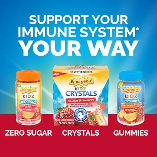 Emergen-C Kidz Vitamin C 250mg Gummies | Immune Support & Energy for Kids (44 Gummies) thumbnail 5