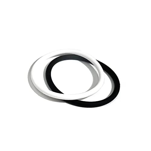 Yocoyee Silicone Rubber Bracelets 2pcs | Simple Sport Wristbands for Men & Women thumbnail 1