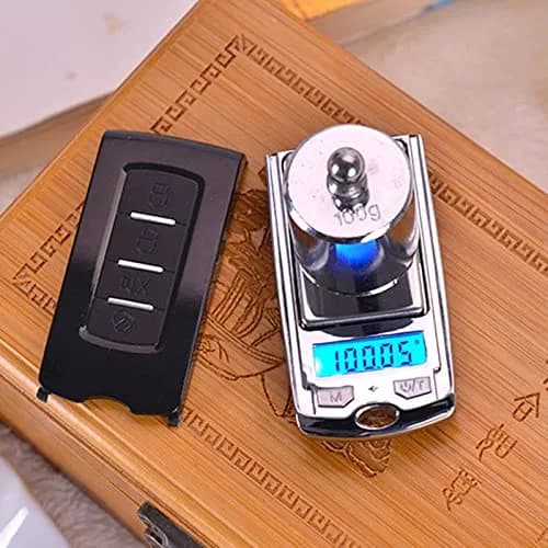 YOVECATHOU Mini Car Key LCD Digital Balance 0.01g-200g | Precise Jewelry & Food Scale thumbnail 4