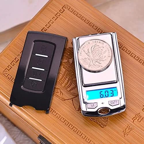 YOVECATHOU Mini Car Key LCD Digital Balance 0.01g-200g | Precise Jewelry & Food Scale thumbnail 6