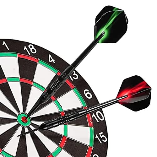 Accmor 12 Pack Steel Tip Darts Set, 24 Grams Professional Metal Darts with Protective Tip Covers | Darts for Electronic Boards thumbnail 5