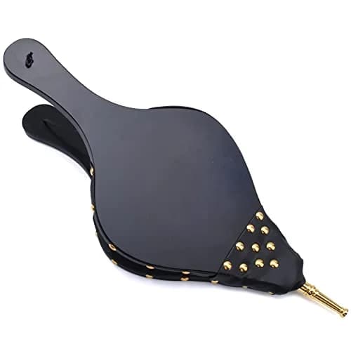 foedo Fireplace Bellows 19" x 8" | Durable Cast Nozzle & Hanging Strap - main product image