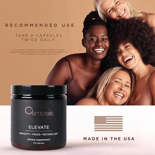 OSMOSIS Elevate ATP Support Supplement, Skin & Energy, 120 Count | Clinically Proven ATP Boost for Skin & Vitality thumbnail 6
