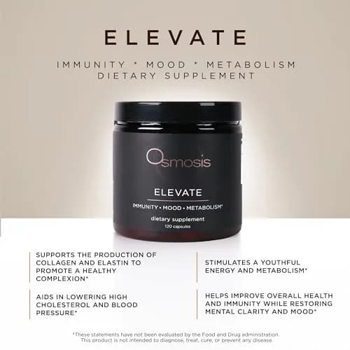 OSMOSIS Elevate ATP Support Supplement, Skin & Energy, 120 Count | Clinically Proven ATP Boost for Skin & Vitality thumbnail 2
