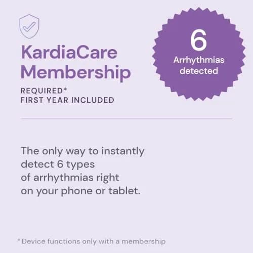 KardiaMobile 6L Max EKG Monitor with 1-Year KardiaCare | FDA-Cleared, Medical-Grade Heart Monitor, 30-Second Results, Unlimited Recordings thumbnail 4