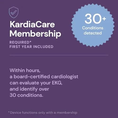 KardiaMobile 6L Max EKG Monitor with 1-Year KardiaCare | FDA-Cleared, Medical-Grade Heart Monitor, 30-Second Results, Unlimited Recordings thumbnail 5