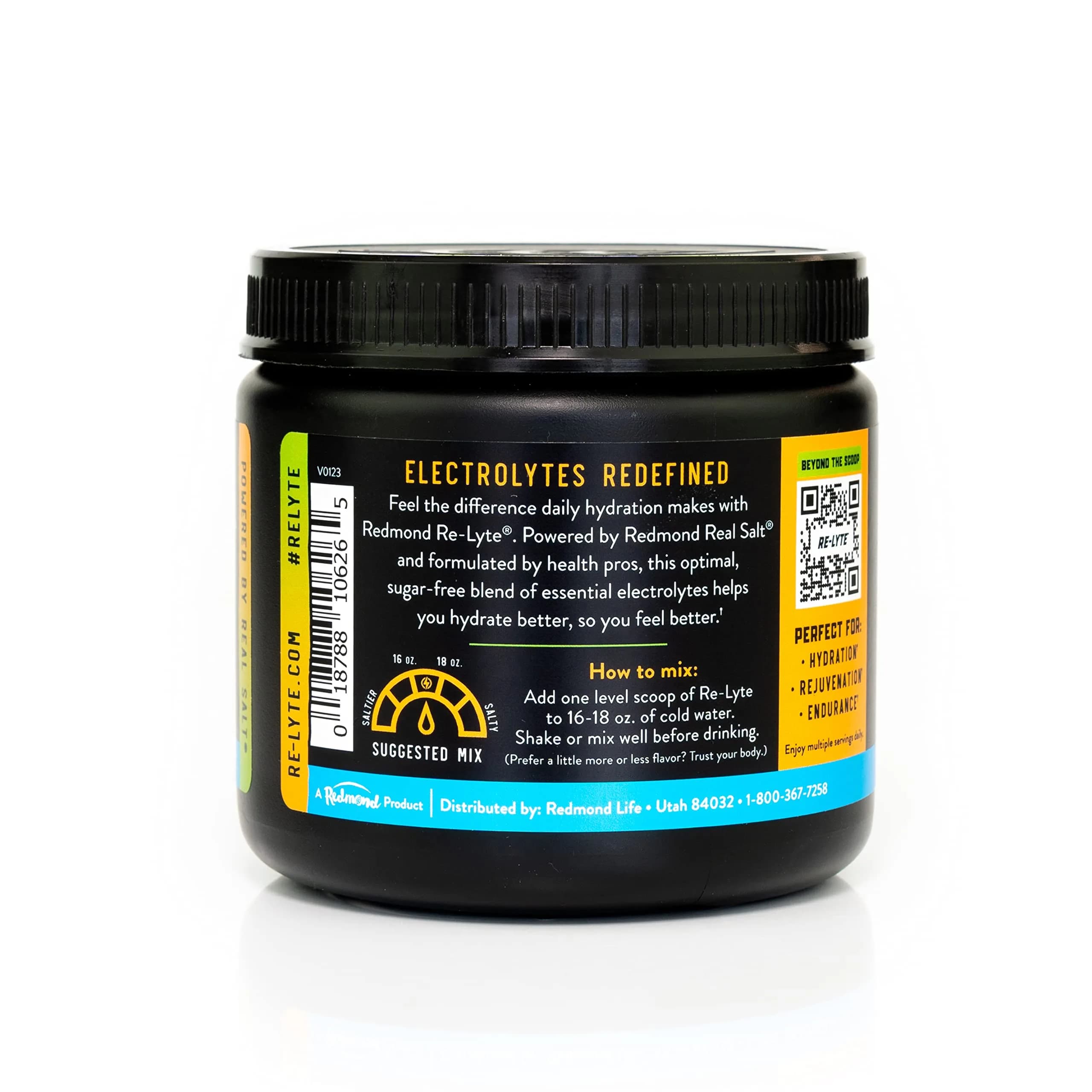 REDMOND Re-Lyte Hydration Electrolyte Powder Mix Mango (60 Servings) | Best Electrolyte Powder for Hydration - view 2