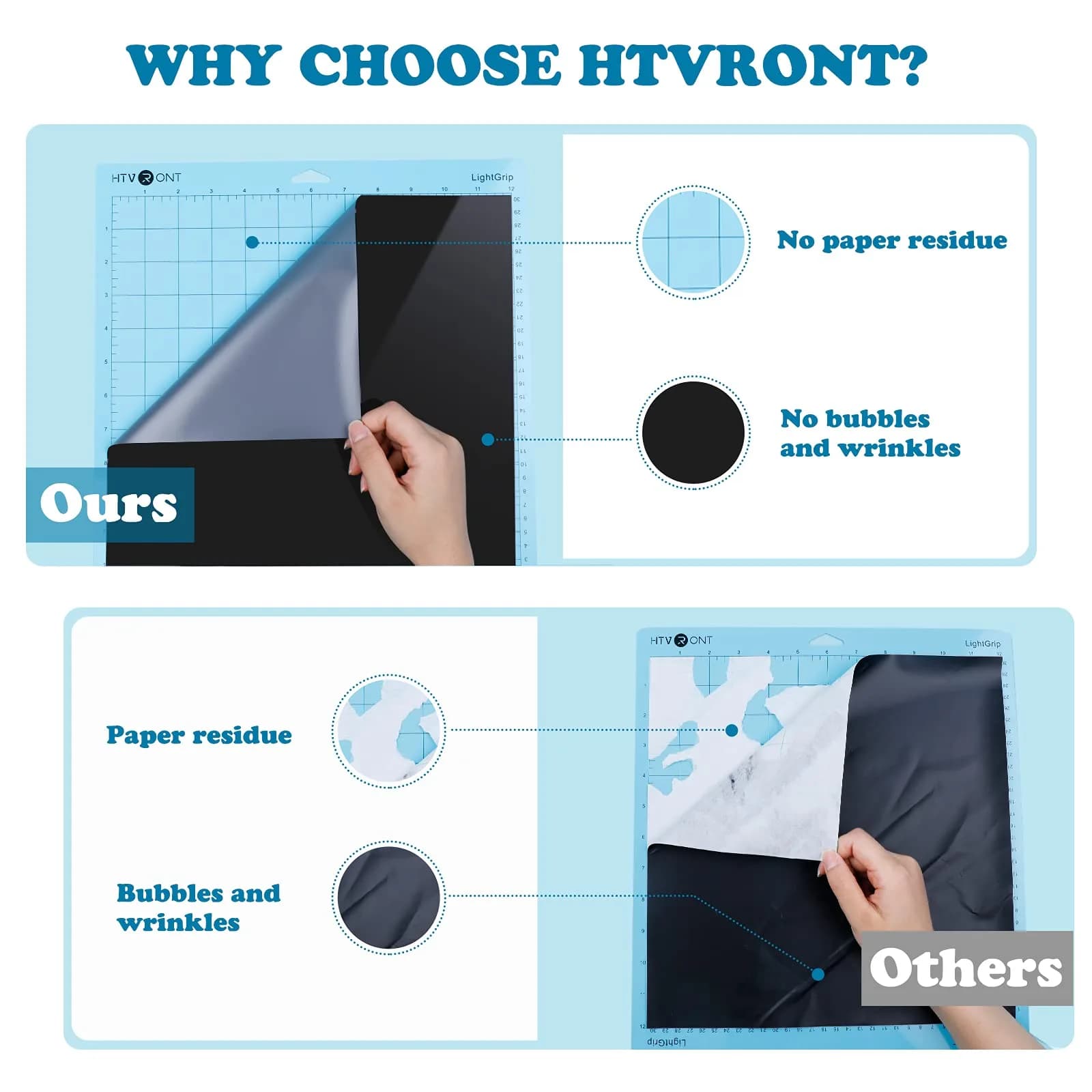 HTVRONT Permanent Vinyl Roll 12 Pack 12" x 5FT | Waterproof Craft & Sign Vinyl - view 4