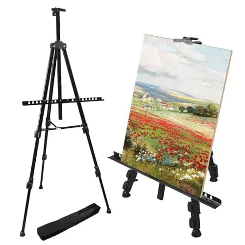 RRFTOK 72 in Art Easel Stand, Adjustable Metal Tripod, Dual-Layer | Sturdy & Portable for Artists thumbnail 4