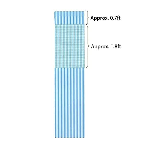 TTZ Hospital Curtain with Flat Hooks 96"W x 84"L Beige | Flame Retardant Medical Privacy Screen thumbnail 3