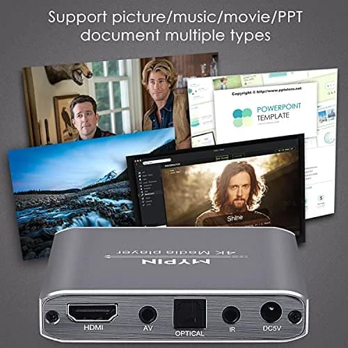 MYPIN 4K Media Player with Remote Control | HDMI up to 7.1 Surround Sound thumbnail 7