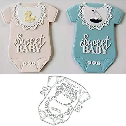 Lottoyday Baby Clothes Metal Die Cuts for Card Making | Precise, Durable & Safe (70-120 chars) thumbnail 1