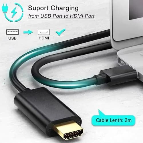 AKWOR USB to HDMI Adapter Cable 2m (6.6ft) | Connect Laptop to Monitor thumbnail 7