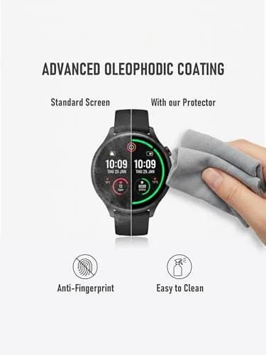 iDaPro 4 Pack Tempered Glass Screen Protector for Garmin Forerunner 945 Smartwatch | 9H Hardness, Anti-Scratch, Bubble-Free thumbnail 8