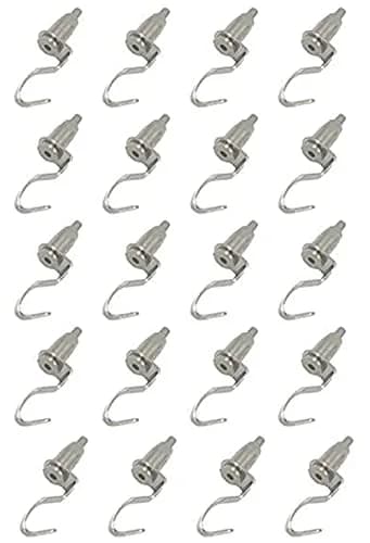 alblinsy 20 Pcs Adjustable Metal Art Gallery Display Hanger Hooks | Durable Wire Rope Rail Picture Hanging System thumbnail 1