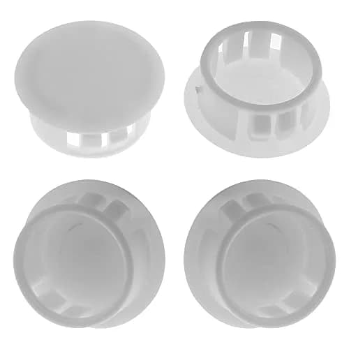 Jersvimc Furniture Floor Protector, 25Pcs White 5/8 Inch (16mm) Hole Plug | Floor & Furniture Safety thumbnail 5