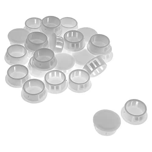 Jersvimc 25Pcs 3/4 Inch (19mm) White Hole Plug | Furniture Floor Protector thumbnail 1