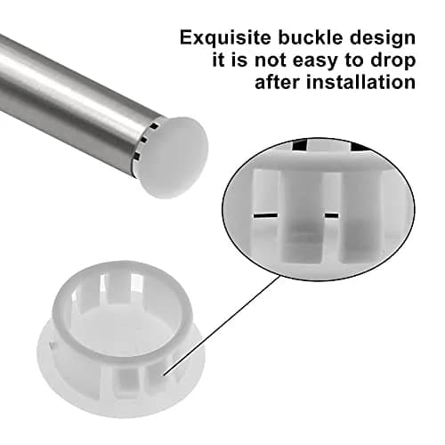 Jersvimc 25Pcs 3/4 Inch (19mm) White Hole Plug | Furniture Floor Protector thumbnail 3